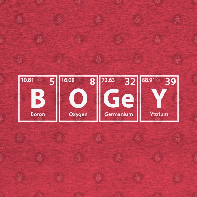 Bogey (B-O-Ge-Y) Periodic Elements Spelling by cerebrands